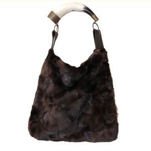 Tres Chic Fur Shoulder Bag